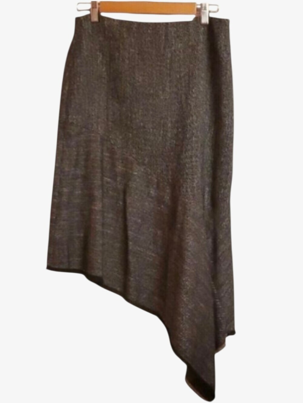Ann KLEIN Skirt Womens Size 8 Assymetrical Black White See Note